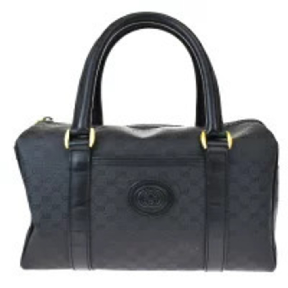 Gucci Handbag GG Black Leather